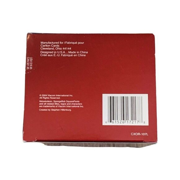 SpongeBob Santa's Spongy Helper Christmas Tree Ornament Snail 2004 Nickelodeon - Picture 5 of 6